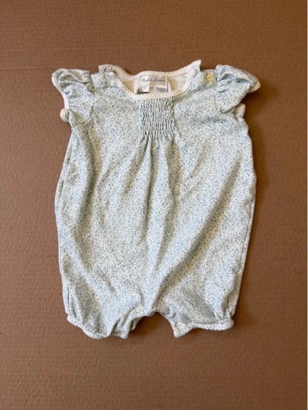 Ralph Lauren baby smocked romper